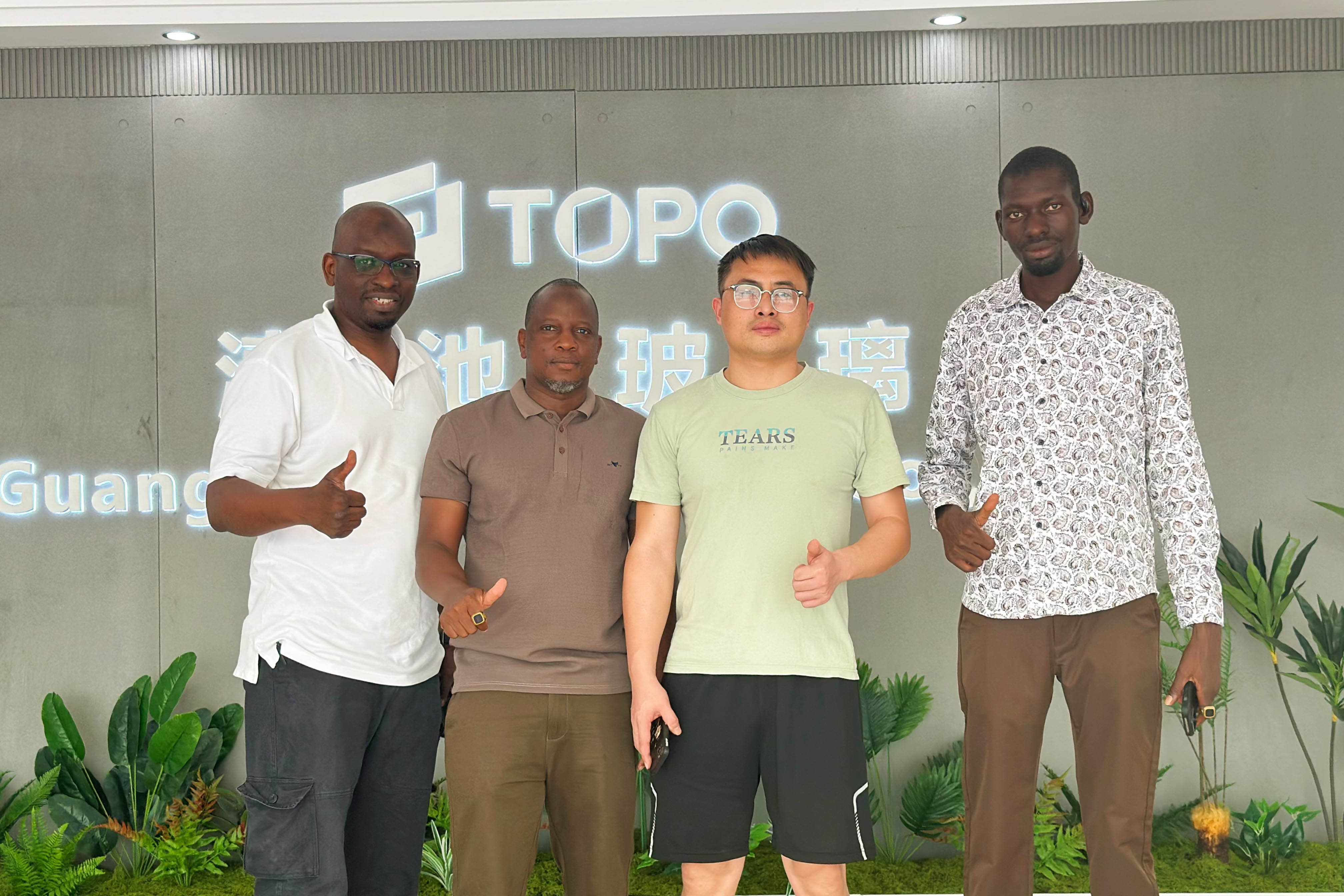 Malian Clients Conduct On-Site Visit, Focusing on High-End Coated and Ultra Clear Glass (5) Malian Clients Conduct On-Site Visit, Focusing on High-End Coated and Ultra Clear Glass (5)