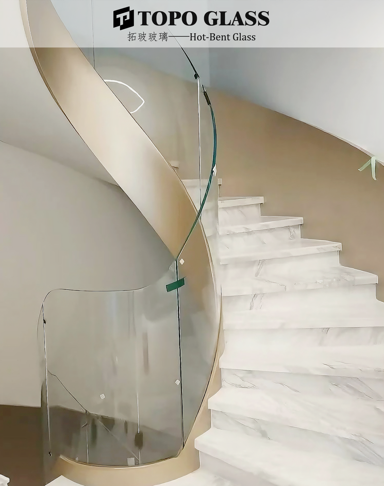 curved-tempered-glass curved tempered glass with high strength and safety performance