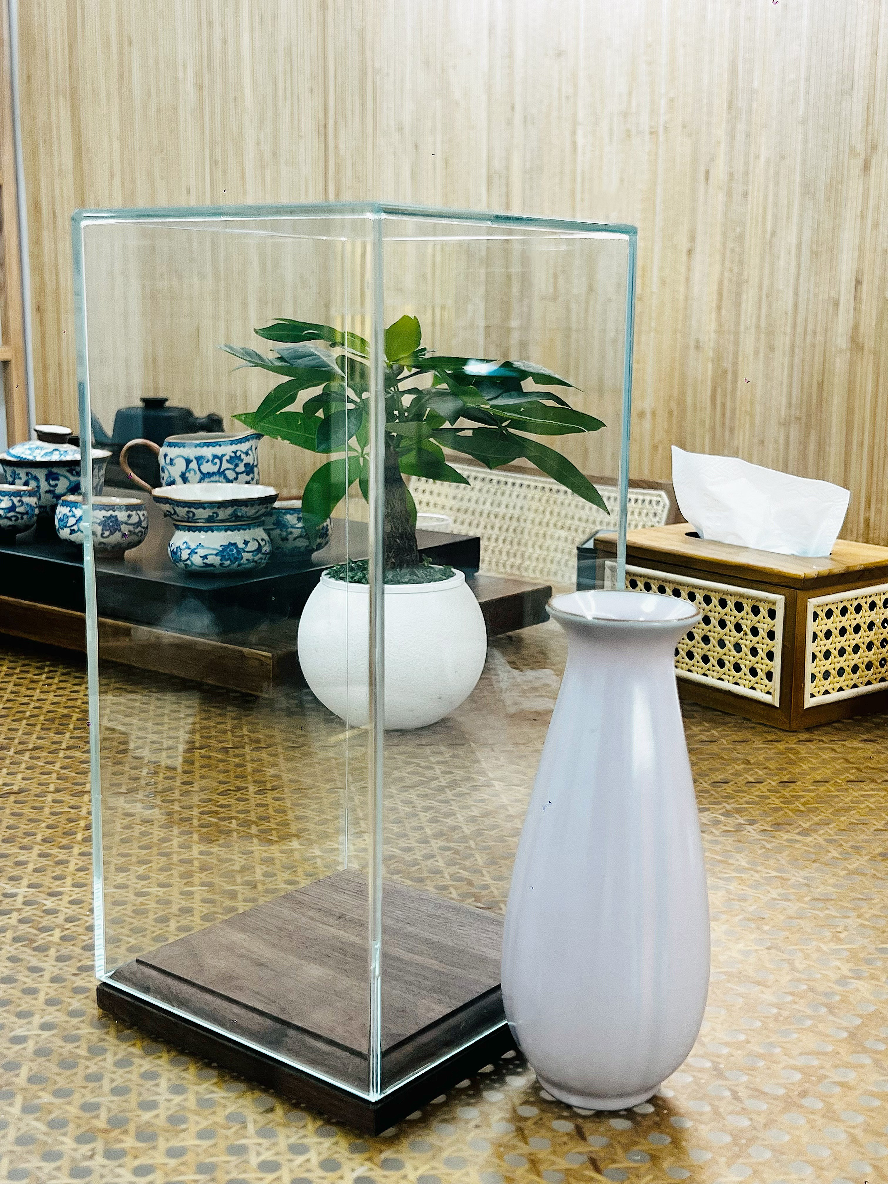 Glass Collectible Display Case Glass Collectible Display Case (3)