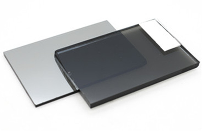 Coated Grey Reflective Glass Sheets