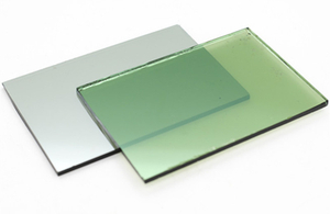 4.7mm 5mm 6mm 8mm Natural Green Coated Reflective Glass