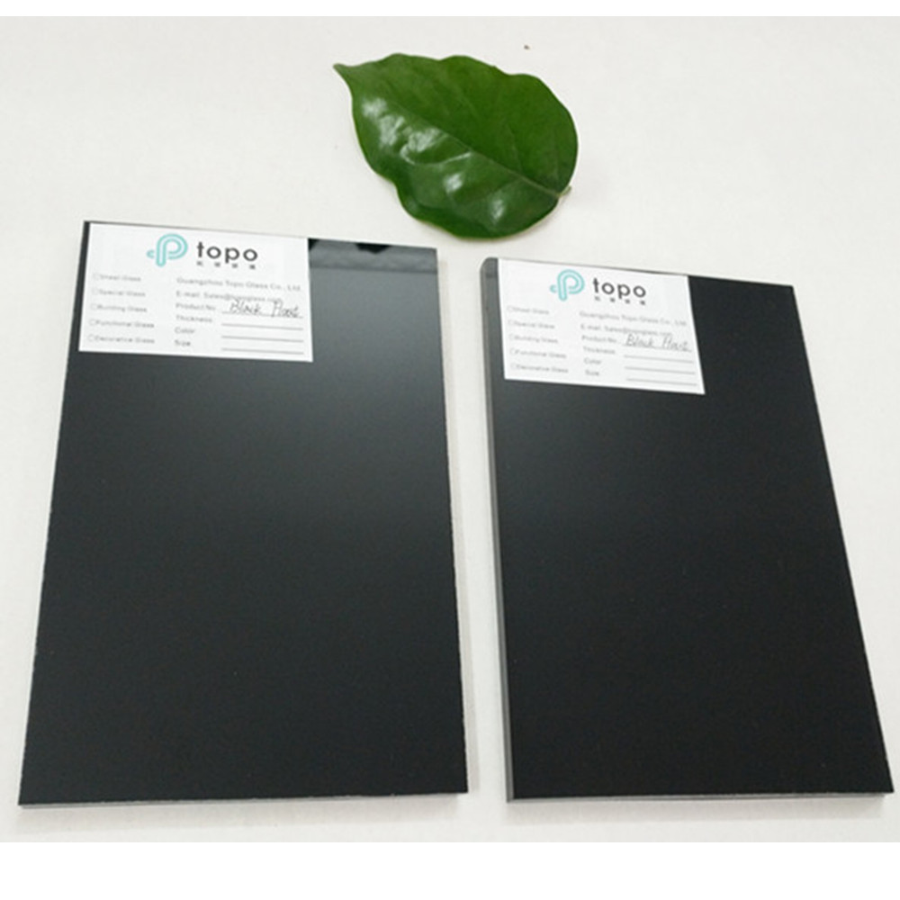 4mm, 5mm, 6mm, 8mm, 10mm Black Flat Glass Sheets for Table Top