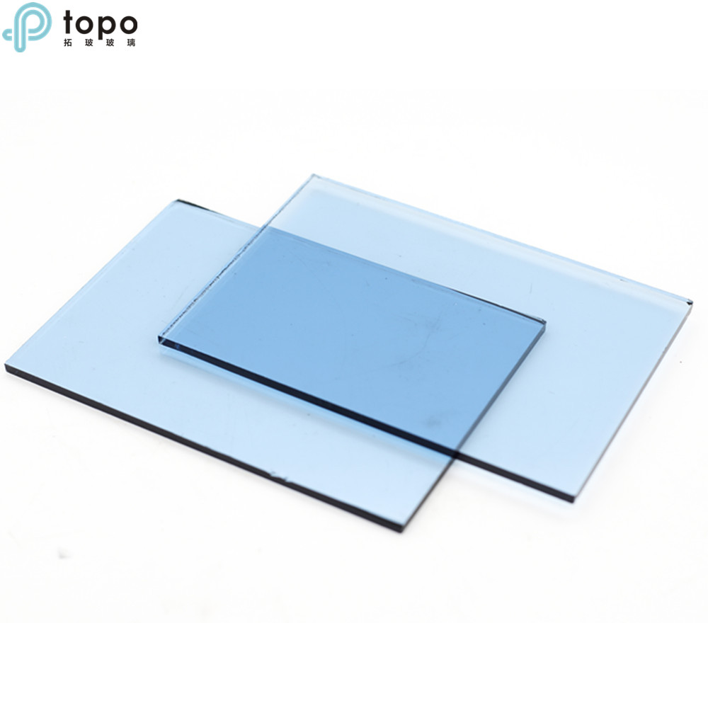 Colored Dark Blue Float Security Glass with Best Price