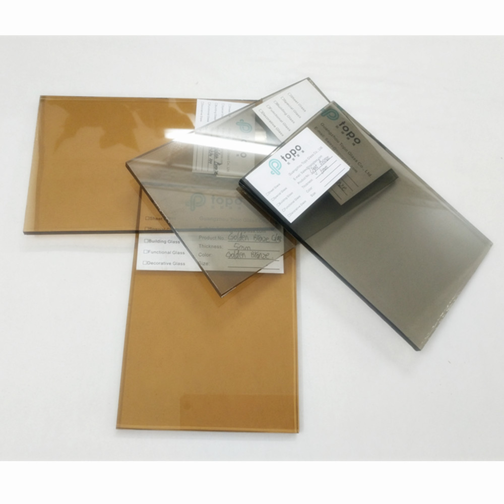 4mm 5mm 6mm 8mm 10mm 12mm Golden Brown Float Glass