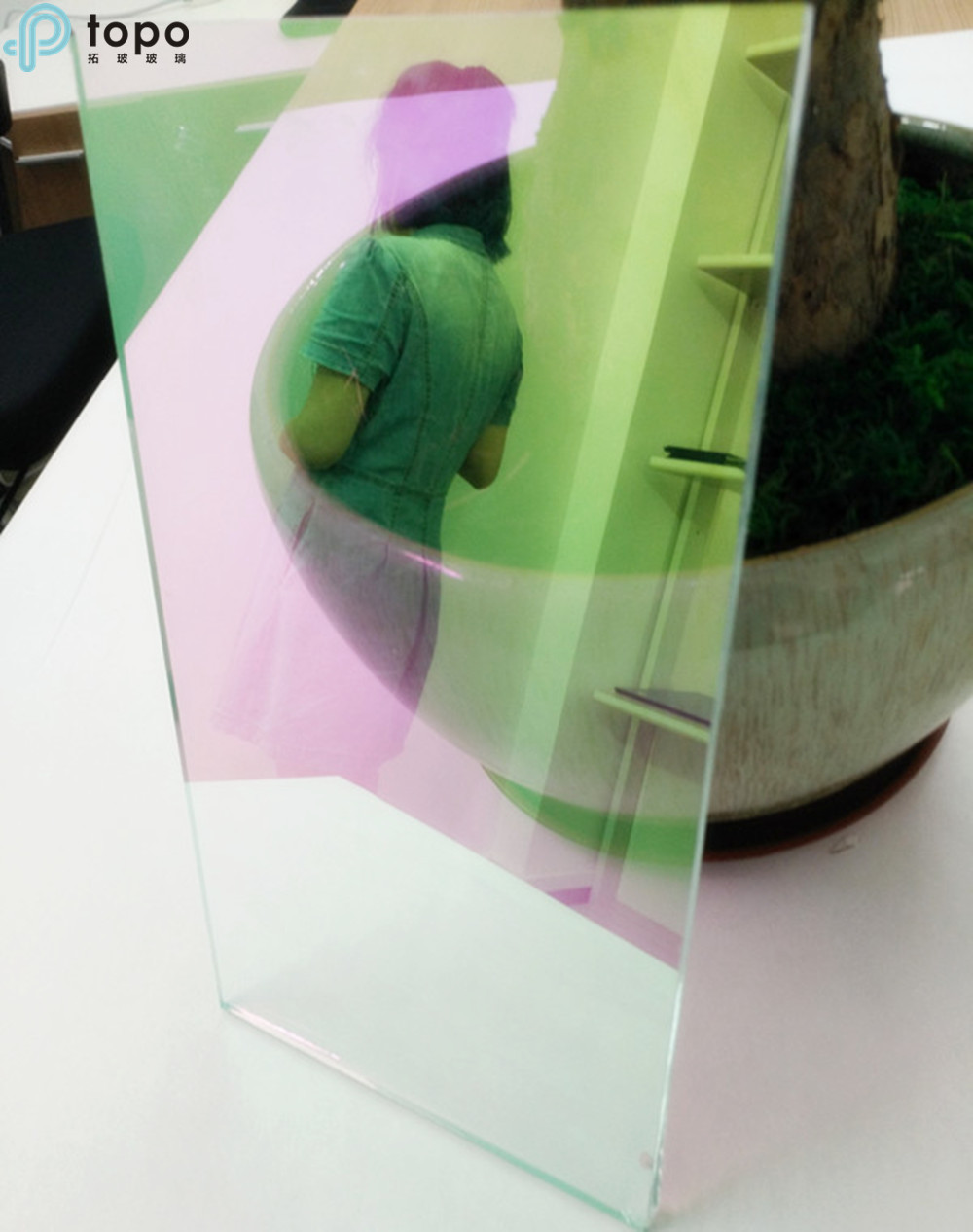 5mm 6mm 8mm Color Changing Glass