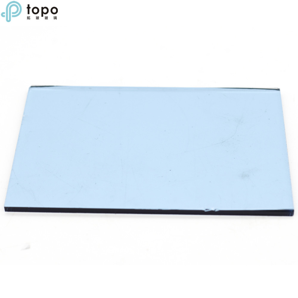 Topo Glass Ford Blue/Dark Blue Float Glass for Window Glass