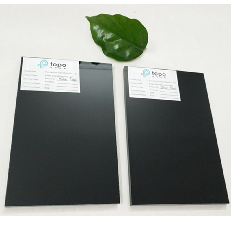 Black Flat Float Glass Sheets