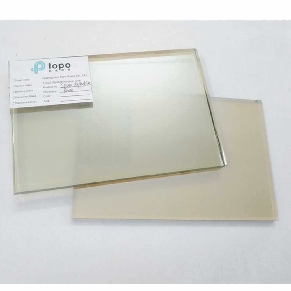 White Coated Clear Reflective Glass