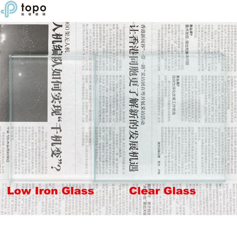 91.2%-91.8% Light transmittance Of Ultra Clear Glass