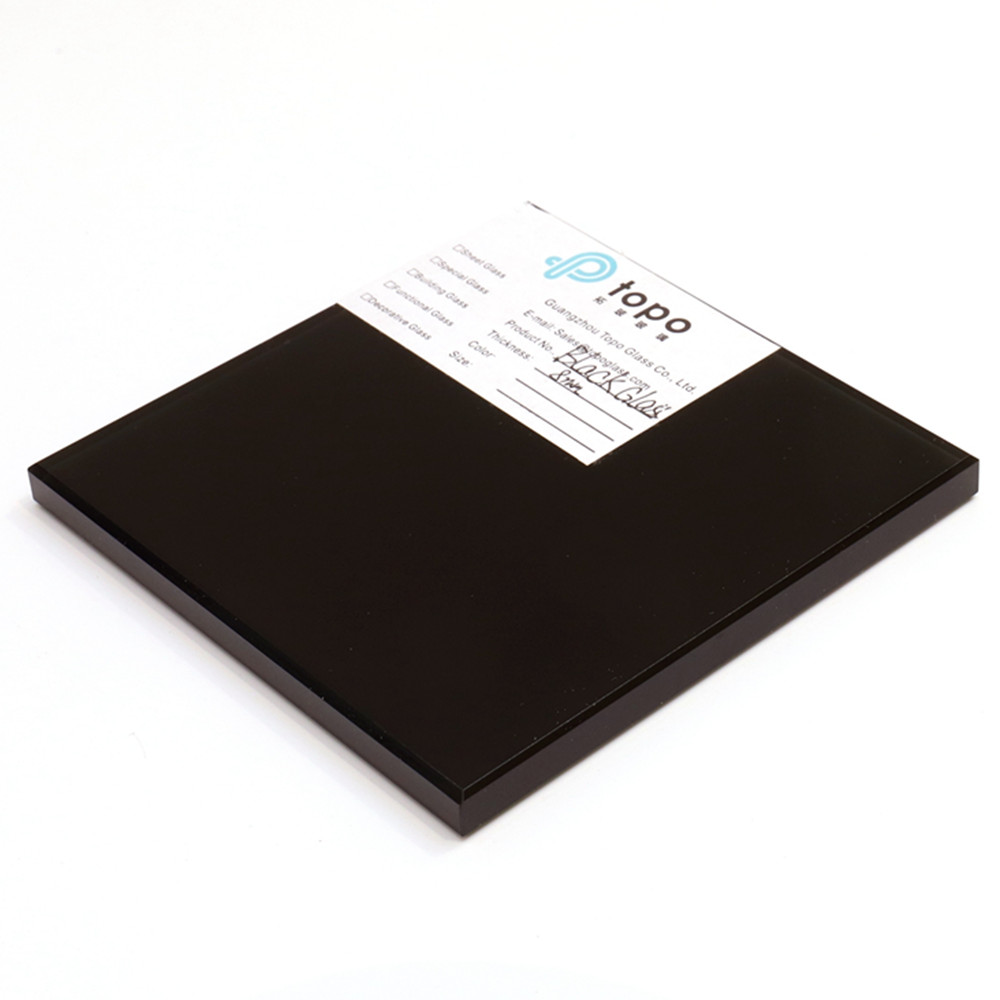 4mm, 5mm, 6mm, 8mm, 10mm Black Flat Glass Sheets for Table Top