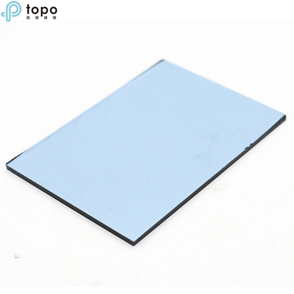 Topo Glass Ford Blue/Dark Blue Float Glass for Window Glass