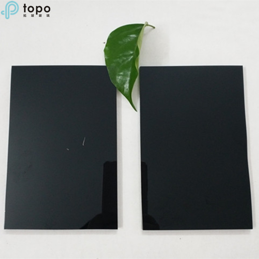 Black Flat Float Glass Sheets