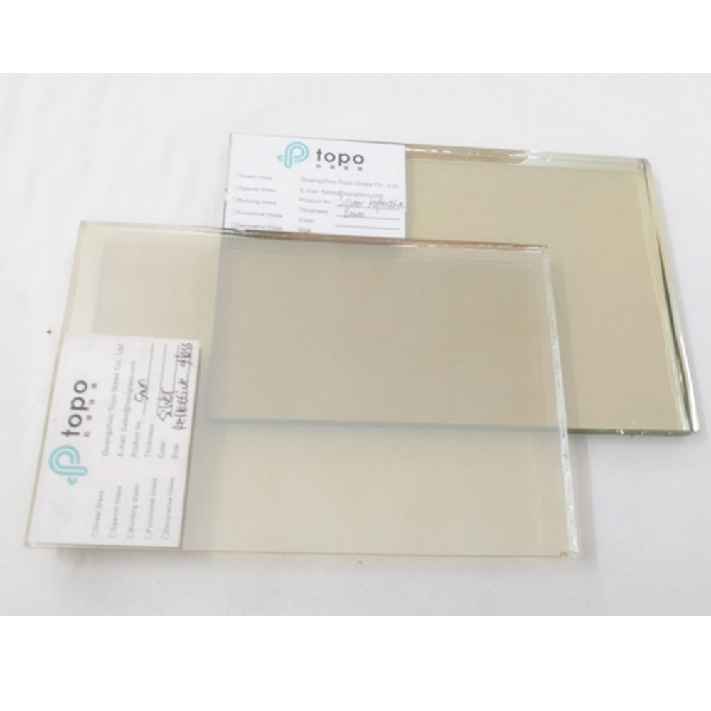 White Coated Clear Reflective Glass