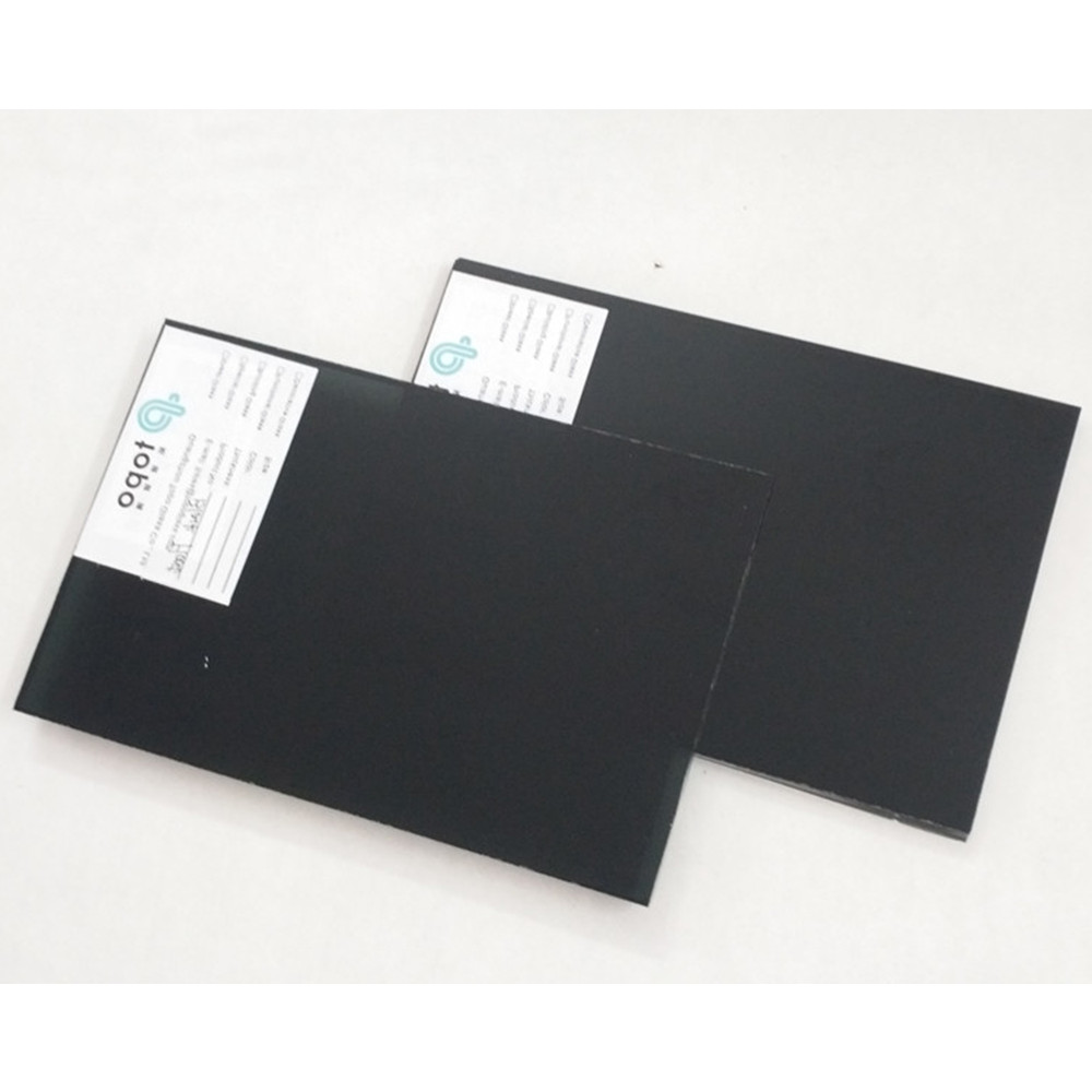 4mm-10mm Customized Black Building Flat Glass