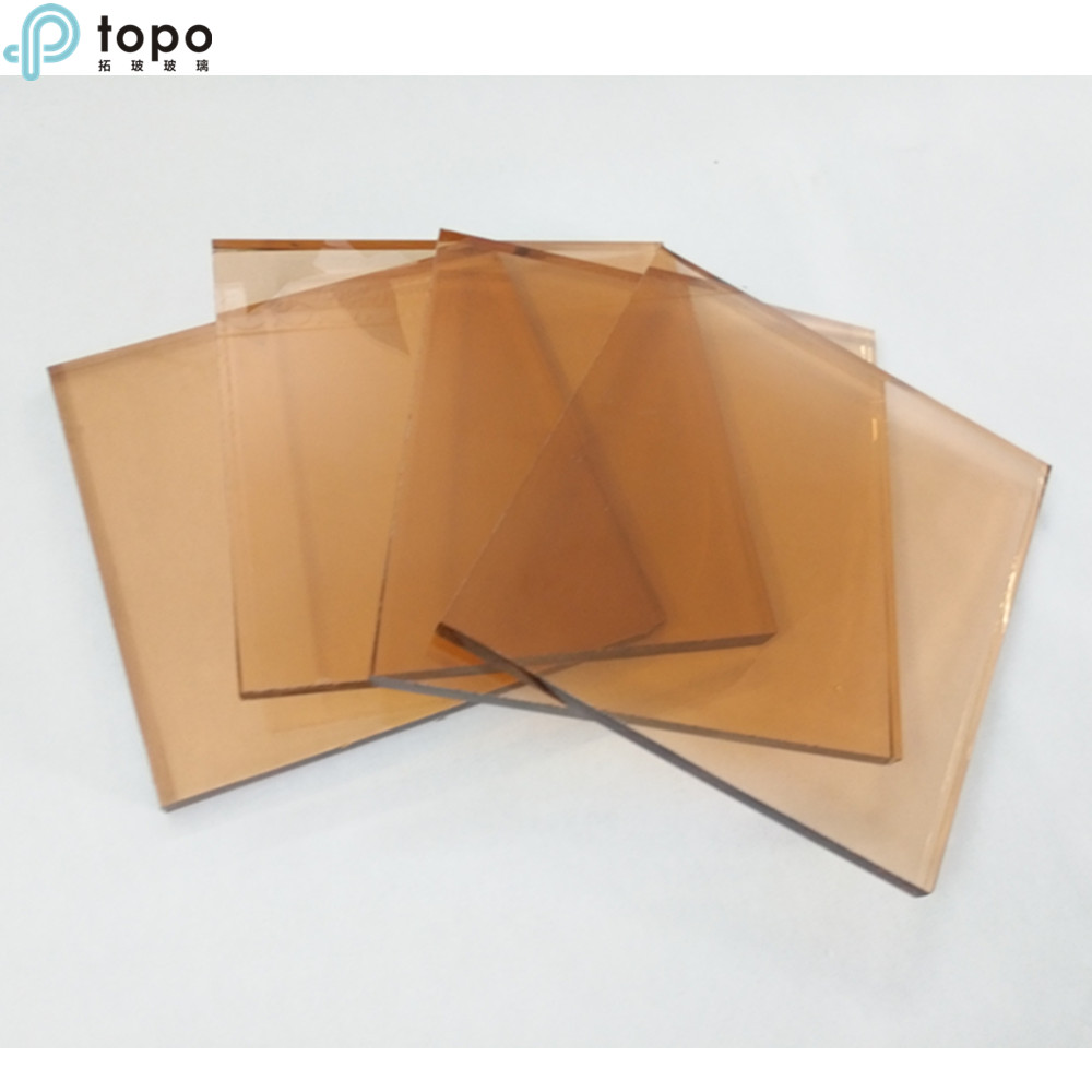 Topo 10mm High Quality Pink Tinted Float Glass