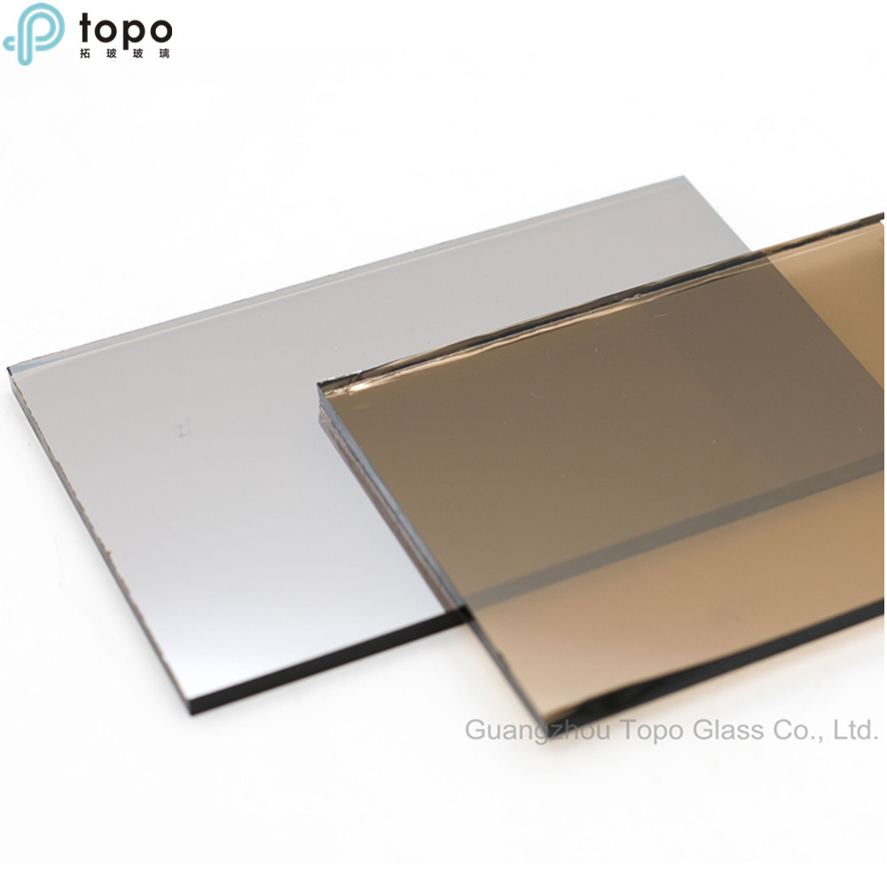 5mm 6mm Golden Bronze Reflective Float Glass in China