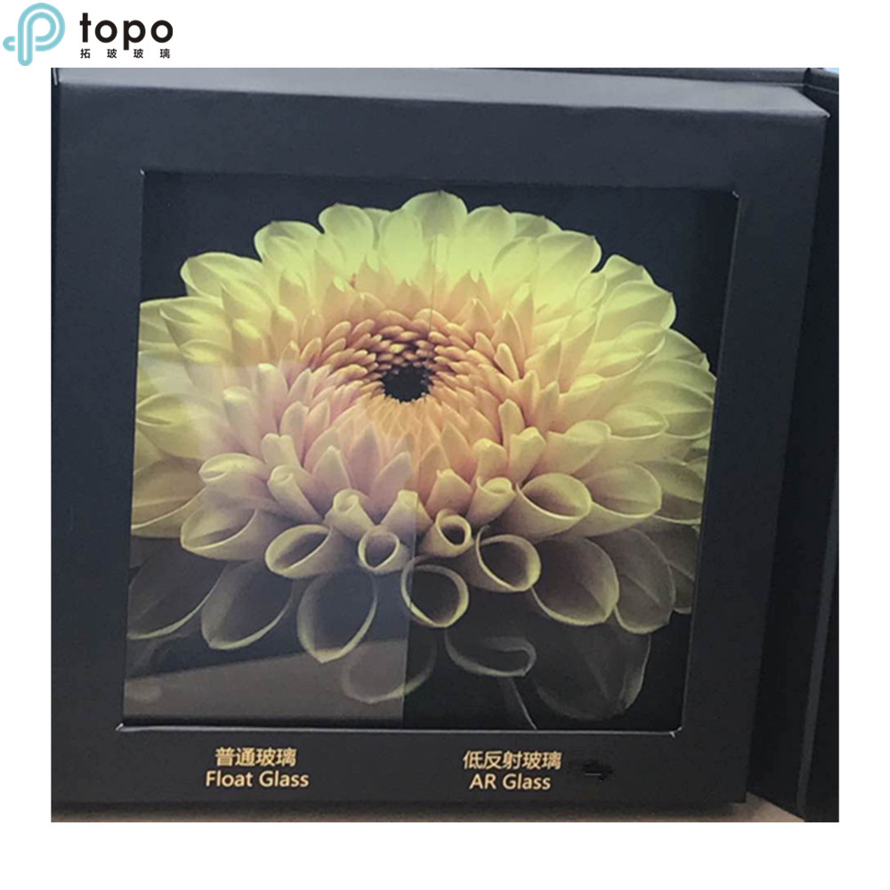3mm-15mm High Penetration Less Reflection Nano Anti-Reflective Glass