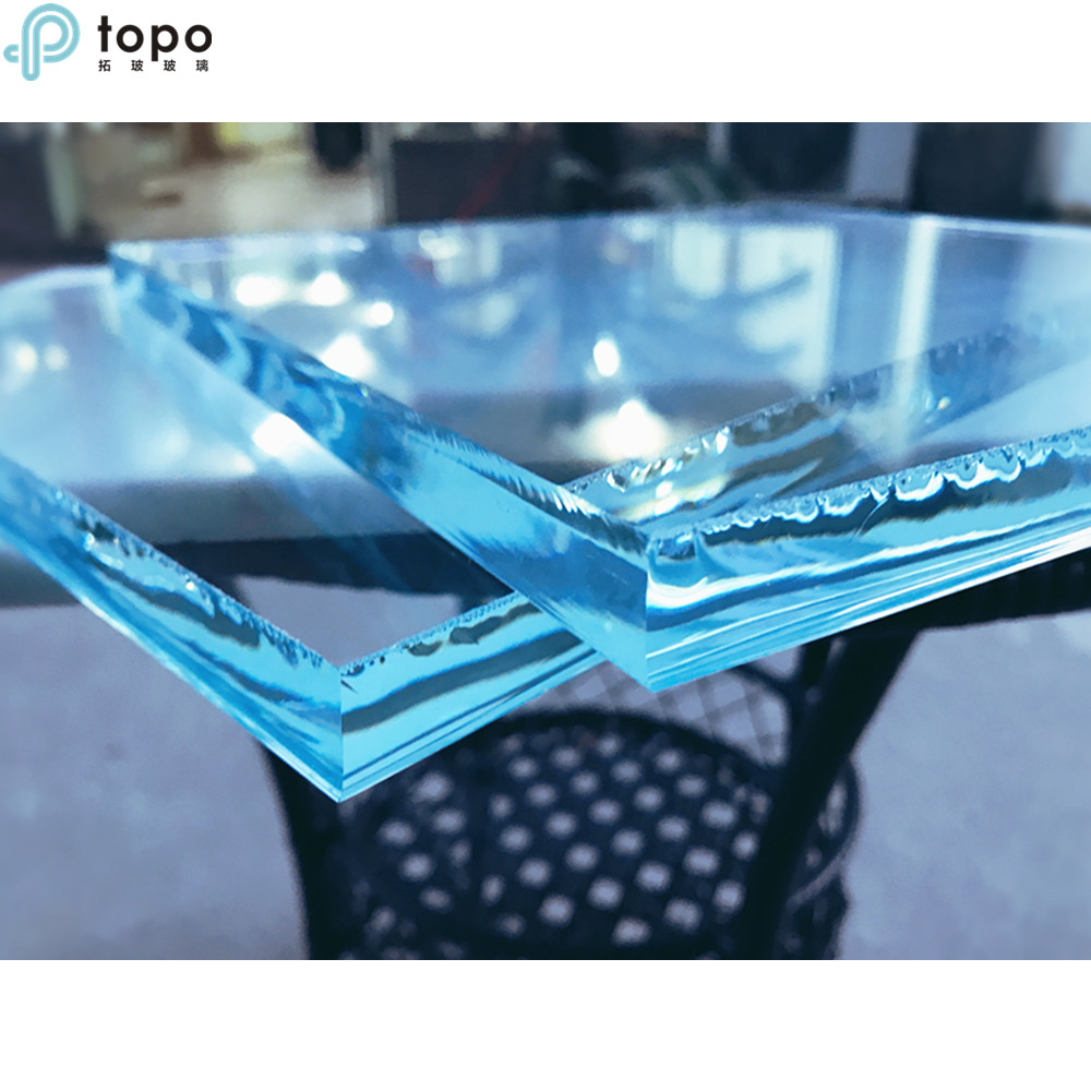 22mm 25mm Ultra Clear Low Iron Float Glass Sheet