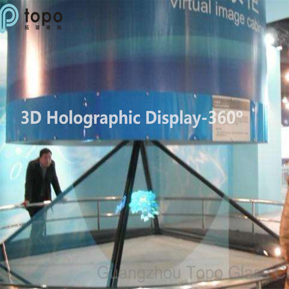 360 Degree Tabletop Electronic Holographic Display Glass