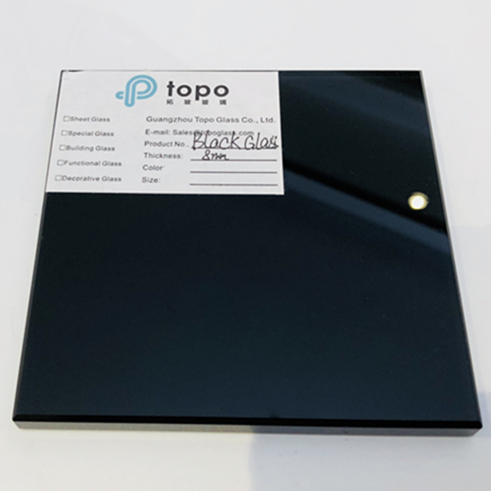 Black Flat Float Glass Sheets