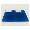 Colored Blue/Clear Laminated Glass for Building Applications