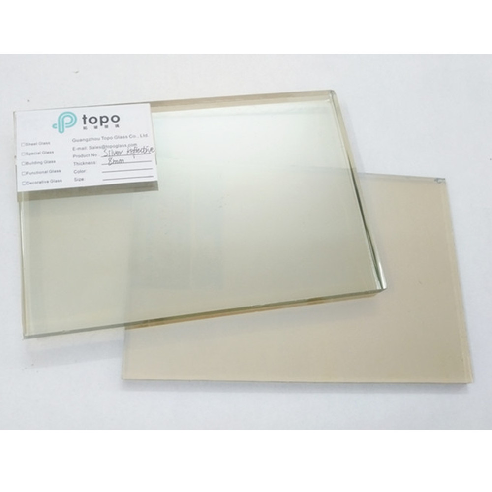 Tinted Silver Coated Reflective Float Glass