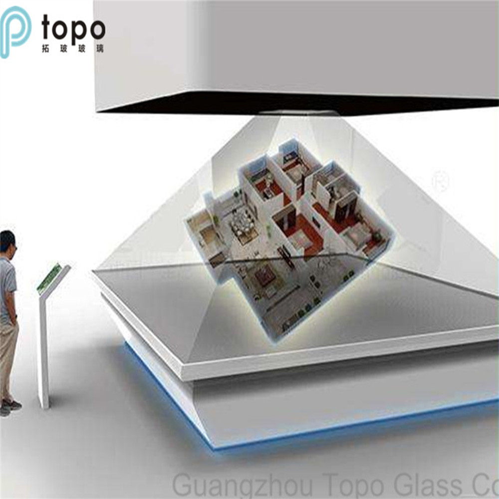 360 Degree Tabletop Electronic Holographic Display Glass