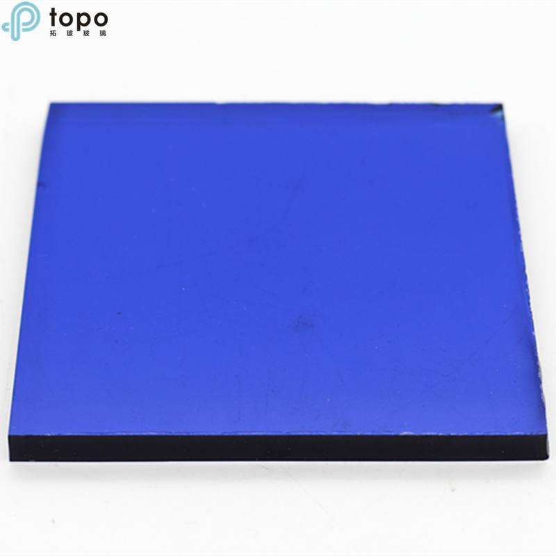 Topo Glass Ford Blue/Dark Blue Float Glass for Window Glass