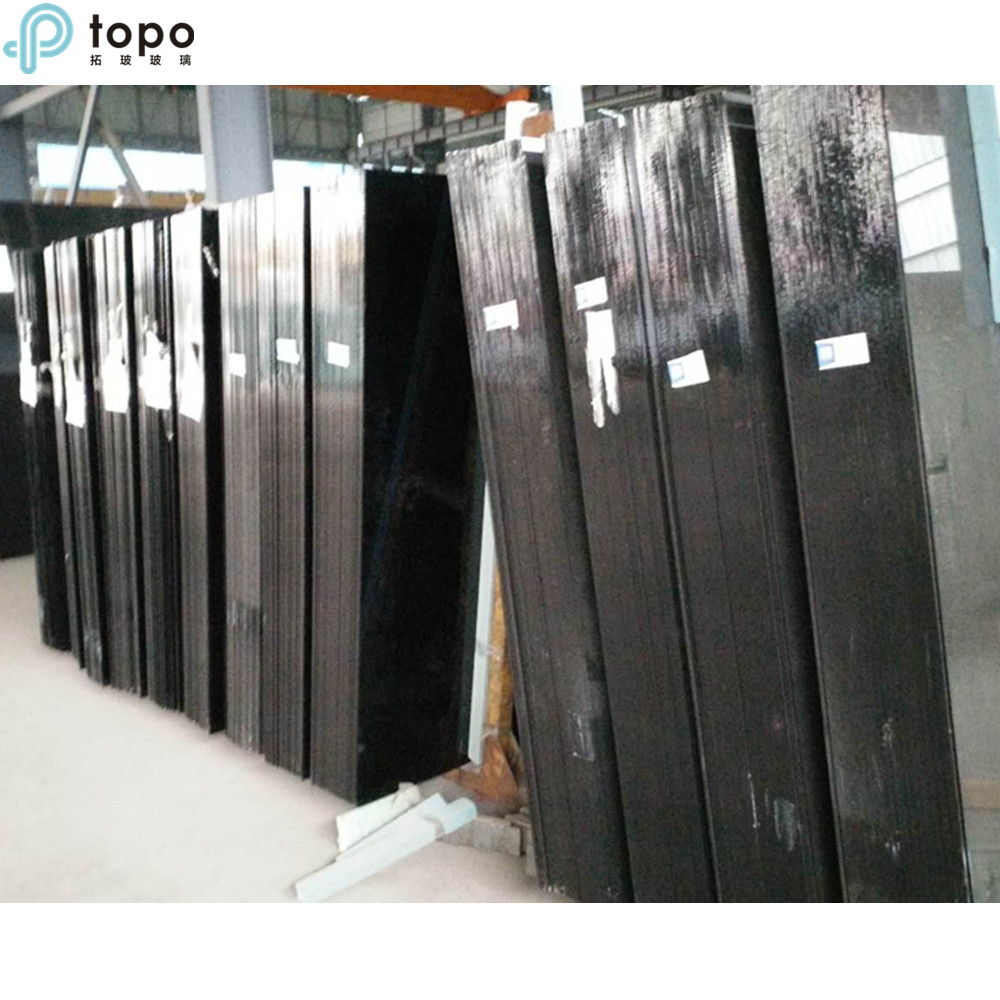 Black Flat Float Glass Sheets