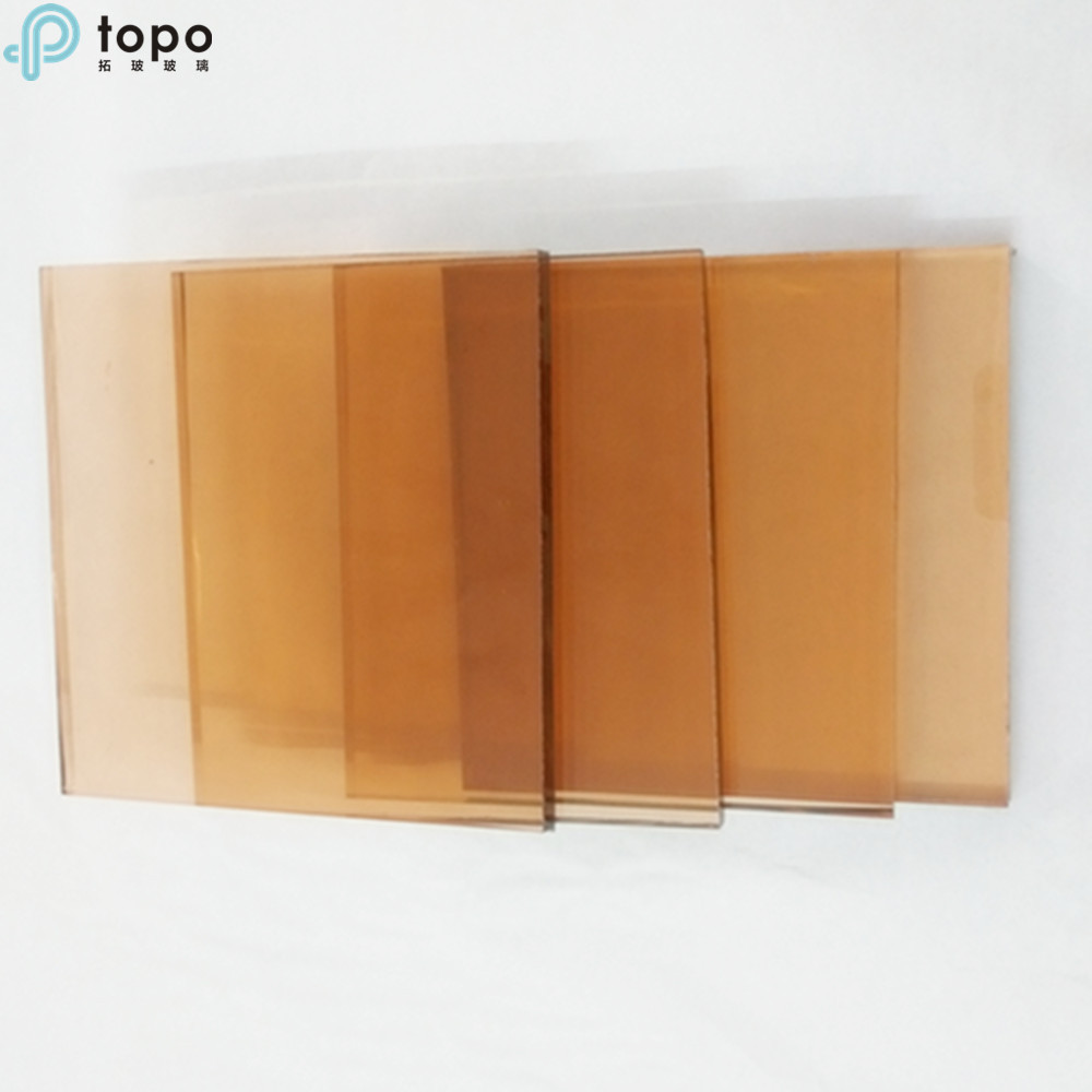 9.5mm Colored Pink Float Glass Sheets