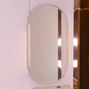 5mm Bathroom&nbsp;Ellipse HD LED&nbsp;Anti-fog Silver Mirror