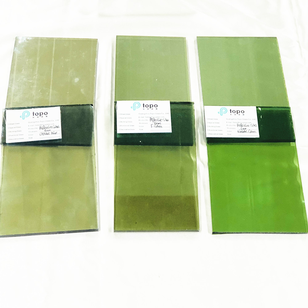 4mm 5mm 6mm 8mm 10mm 12mm Natural Green Coated Reflective Glass