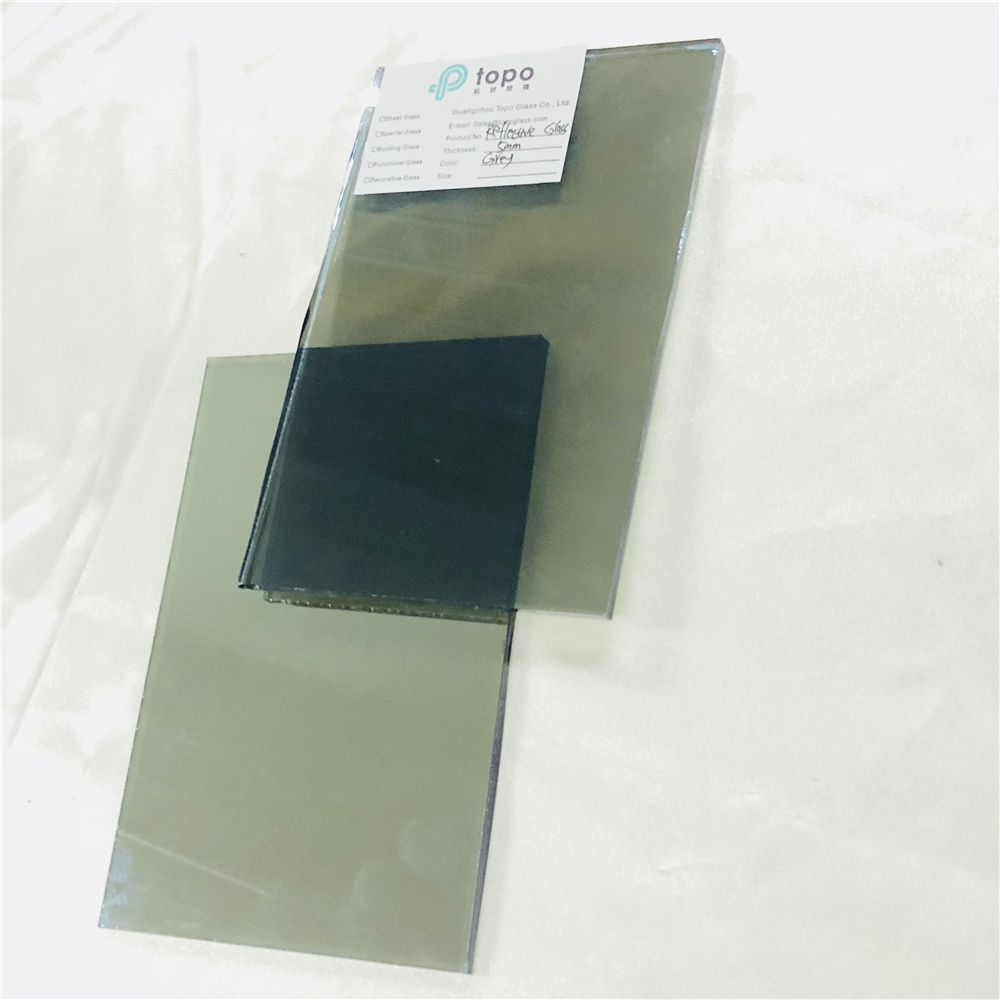 4mm-10mm Grey Reflective Float Glass For Construction