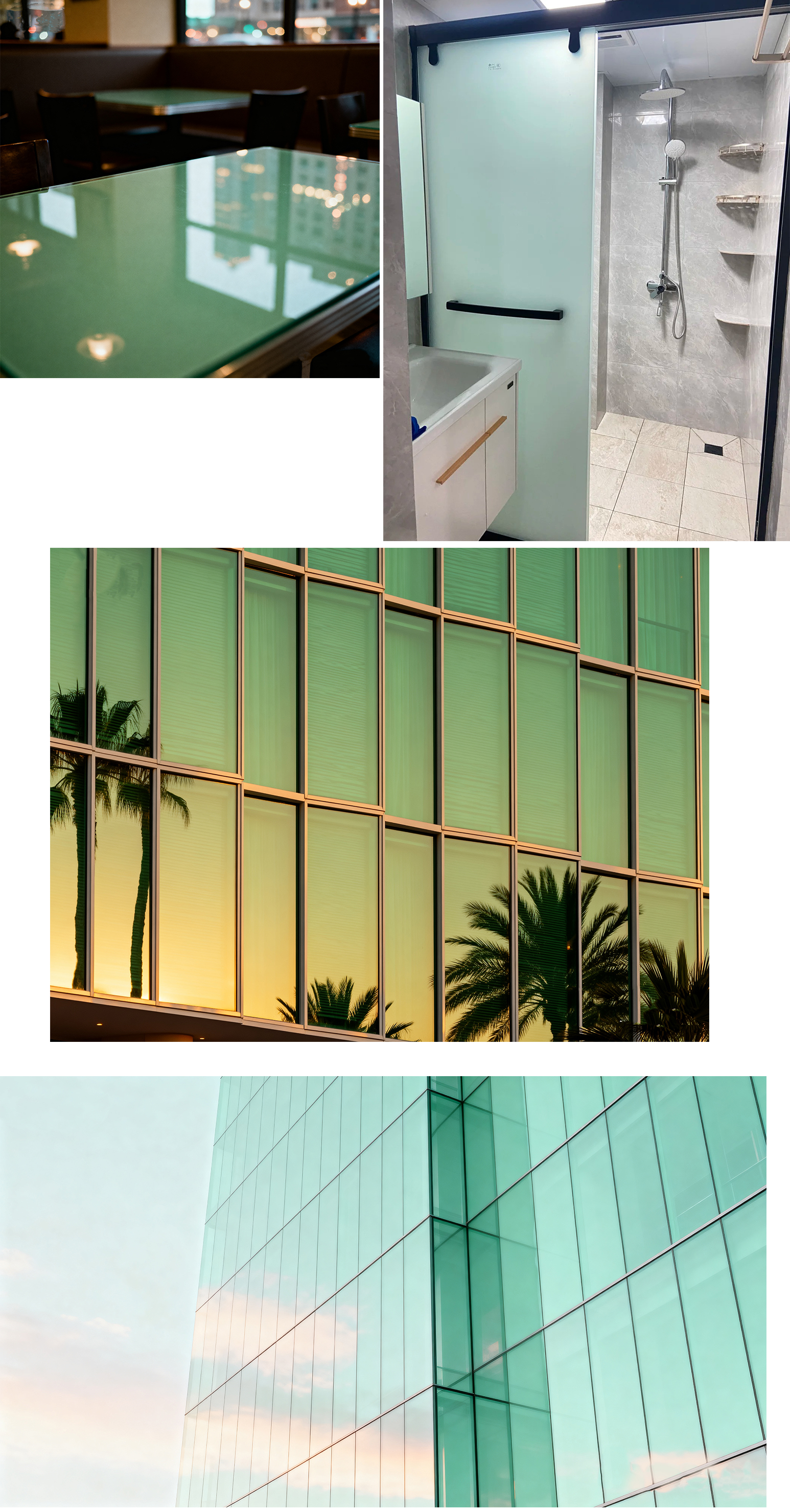 Green Reflective Glass 1