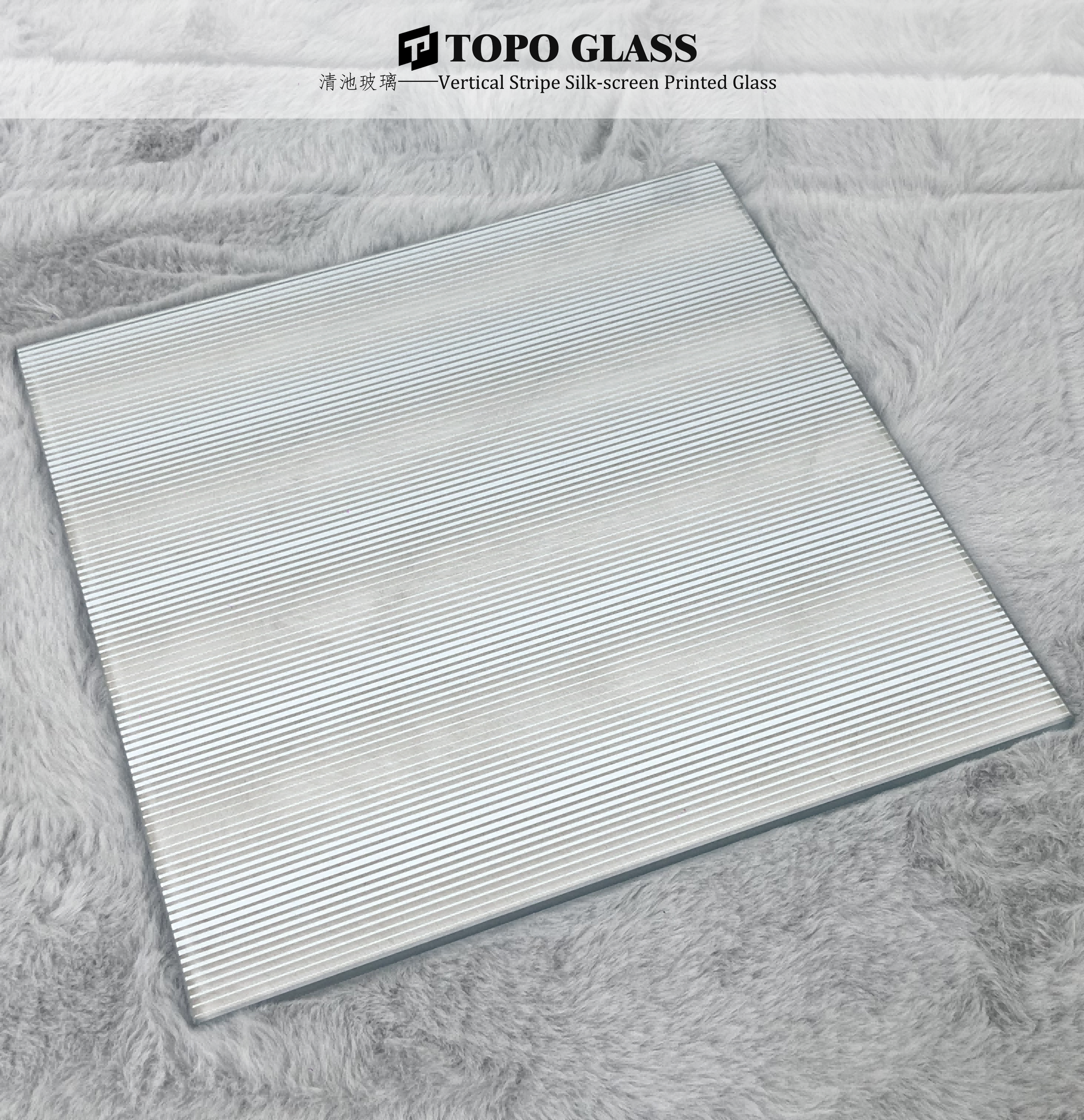 Silk Screen Vertical Pattern Glass (1)