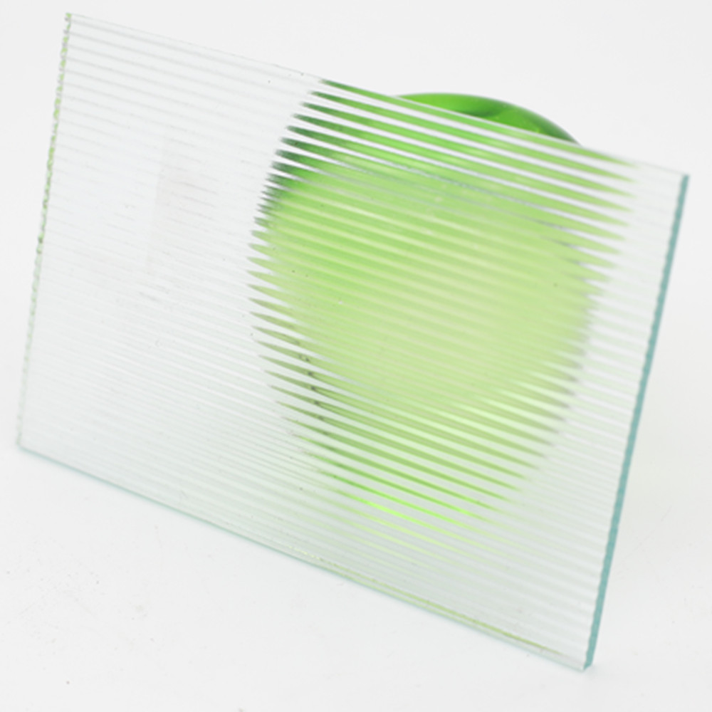 3mm 4mm 5mm Clear Flutelite Pattern Glass