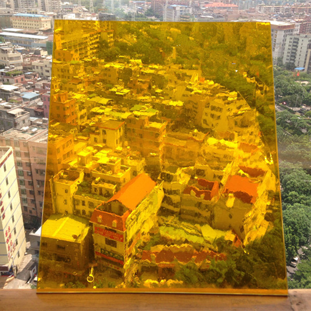 400mm x 500mm Decorative Manchuria Window Cased Glass