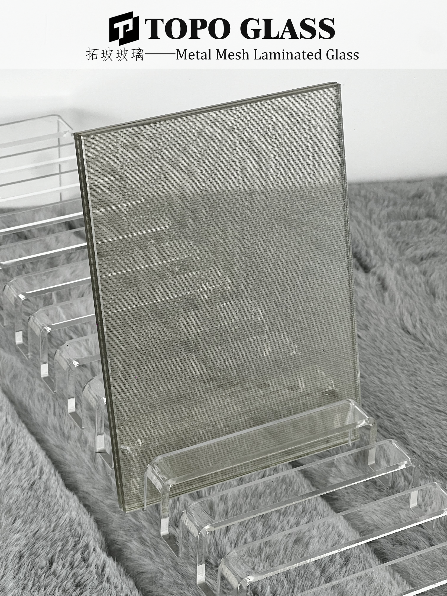 Stainless Steel Mesh Laminated Glass