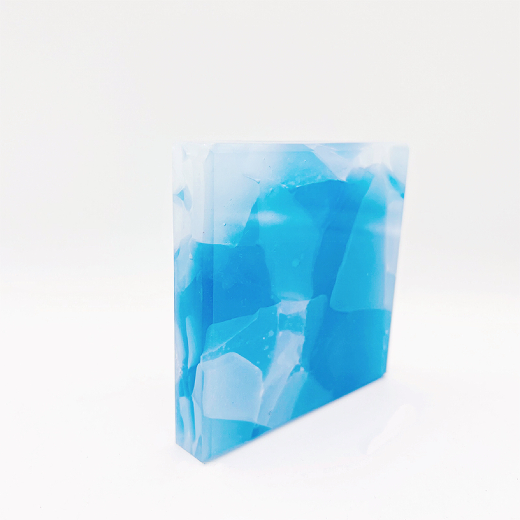 Jade Glass Butterfly Blue