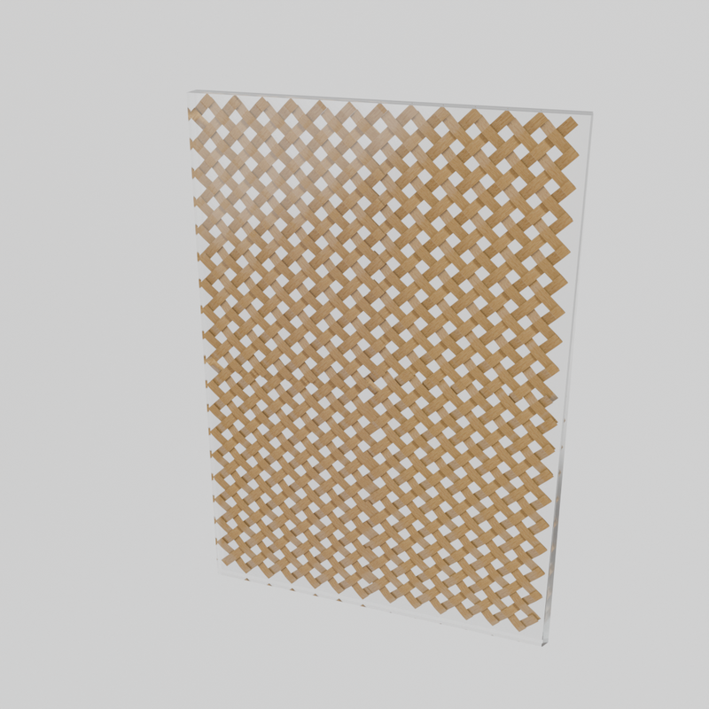 Bamboo Interlayer Laminated Glass