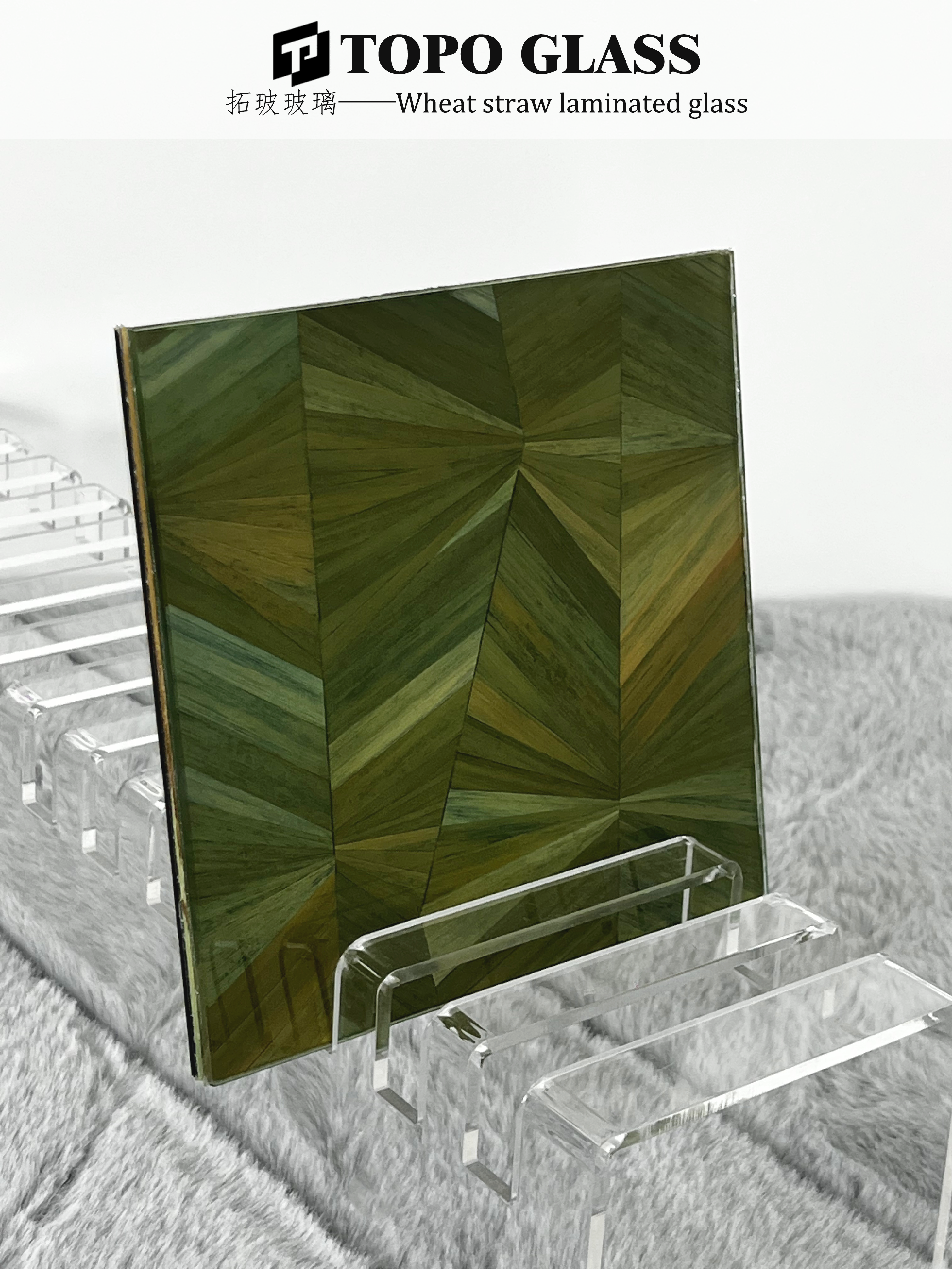 Natural Wheat Straw Laminated Glass