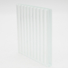 4mm-19mm Hot-melt Striped Glass for Wall Decoration