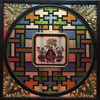 400mm x 500mm Chinese Style Window Decorative Glass