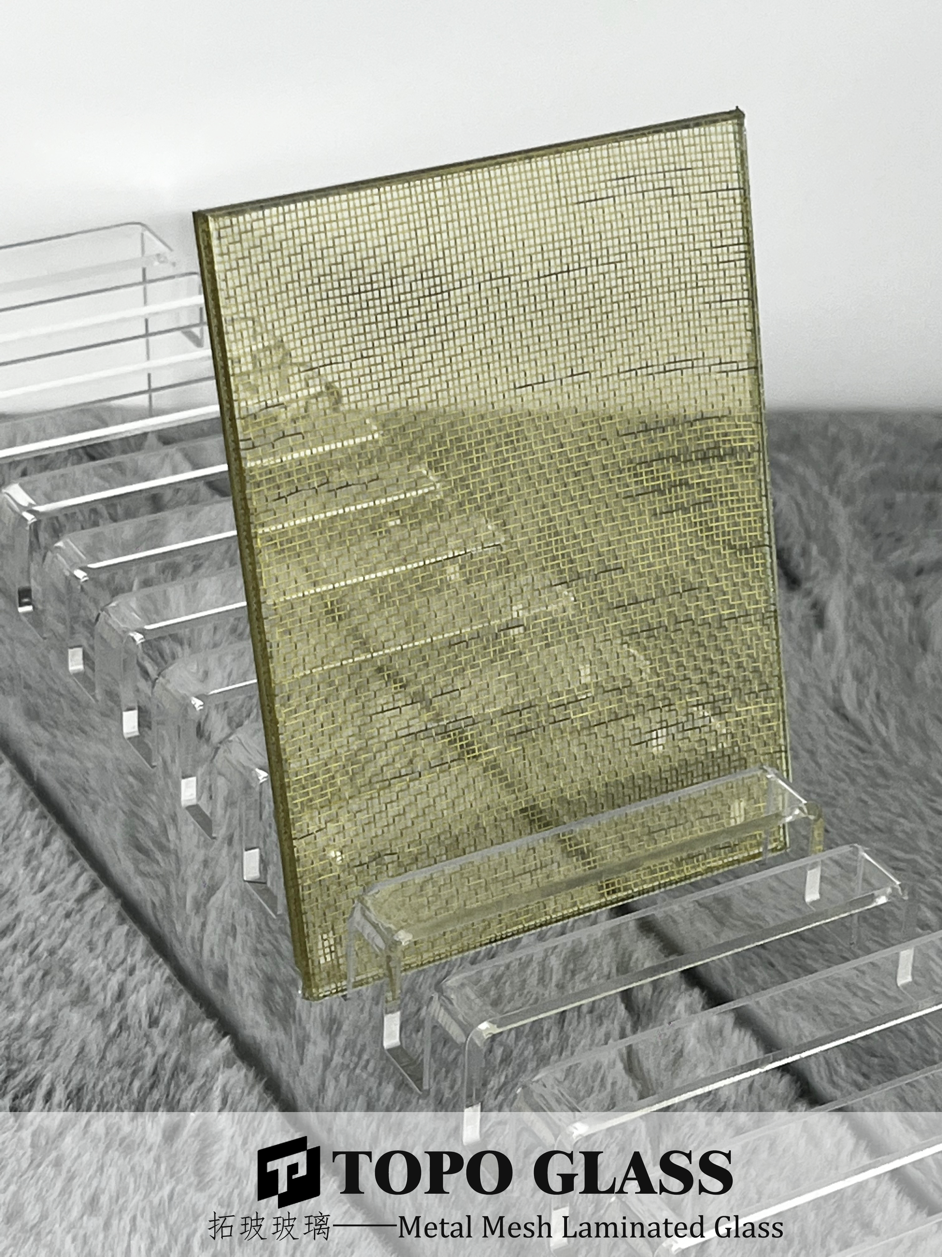 Stainless Steel Mesh Laminated Glass