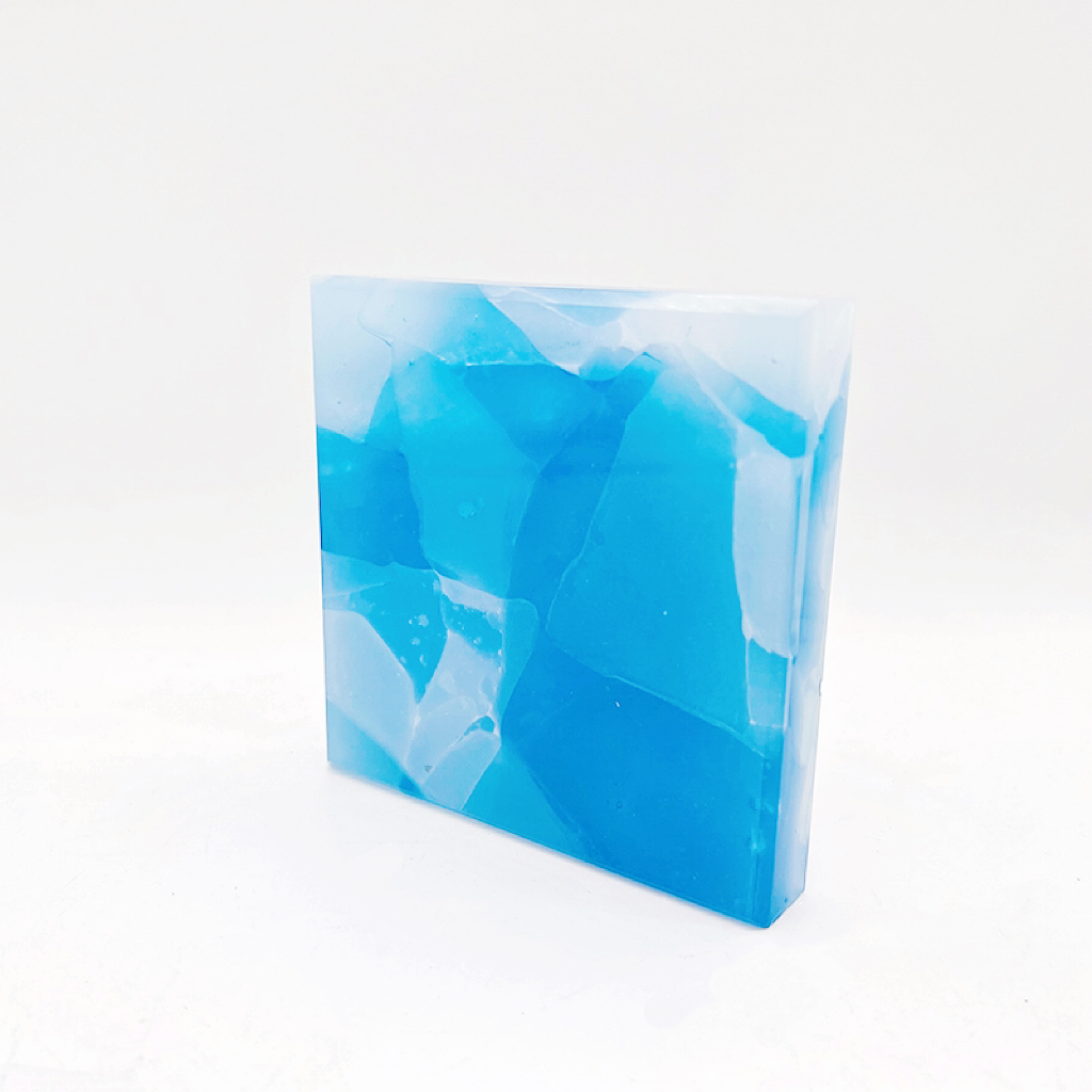 Jade Glass Butterfly Blue