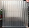 4mm-19mm Hot-melt Striped Glass for Wall Decoration