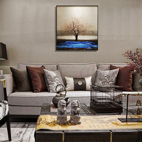 Modern Style Glass-Painting for Home Decoration