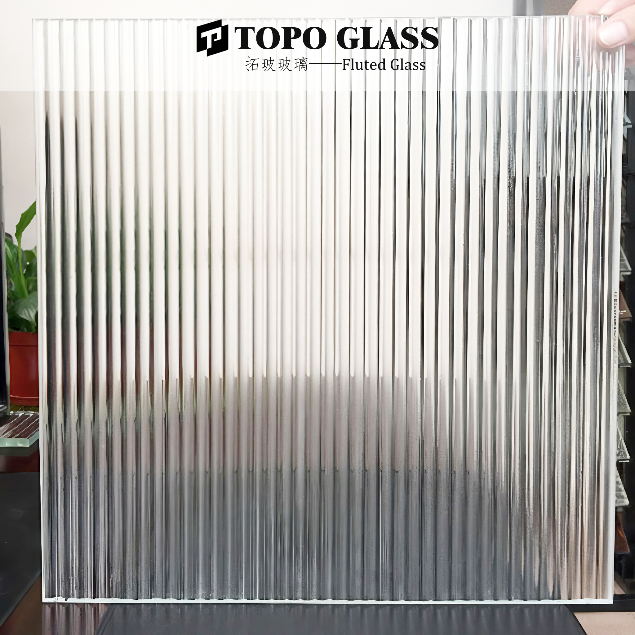 Fluted Glass