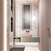 Decorative Bathroom Mirror with LED Lamp