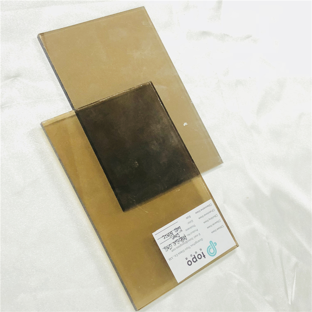 4mm 5mm 6mm 8mm 10mm 12mm Light Bronze Coated Reflective Glass